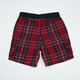 SHORTS DRAW STRING POCKET RED INFANT