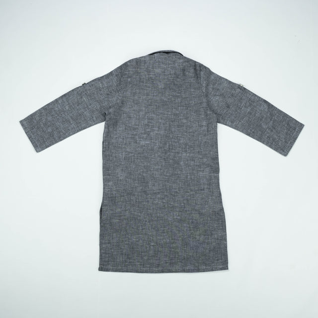 KURTA FRONT POCKER GREY TODDLER