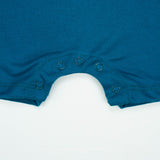BODYSUIT POLO COLLAR AQUA INFANT