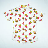 Fast Food Fun Print Short-Sleeve Shirt