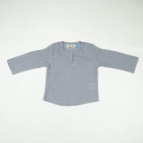 KURTI ROUND COLLAR BOYS GREY INFANT