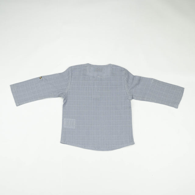 KURTI ROUND COLLAR BOYS GREY INFANT