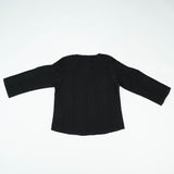 KURTI ROUND COLLAR BOYS BLACK INFANT