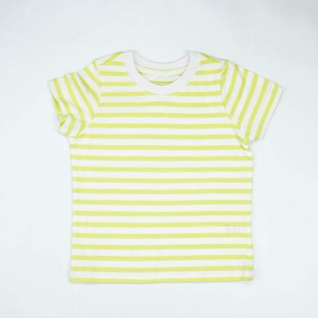 T SHIRT YELLOW STRIPES TODDLER