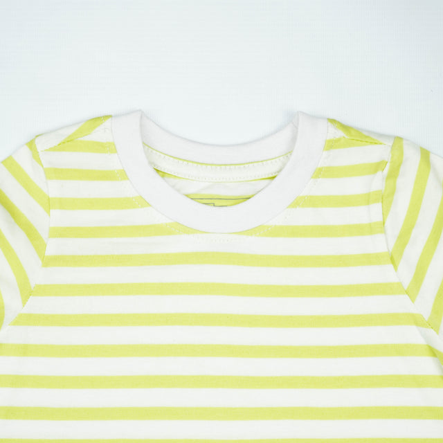 T SHIRT YELLOW STRIPES TODDLER