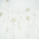 FROCK BOW STYLE WHITE STAR INFANT