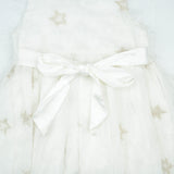 FROCK BOW STYLE WHITE STAR INFANT