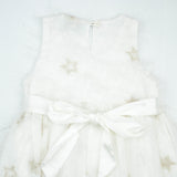 FROCK BOW STYLE WHITE STAR INFANT