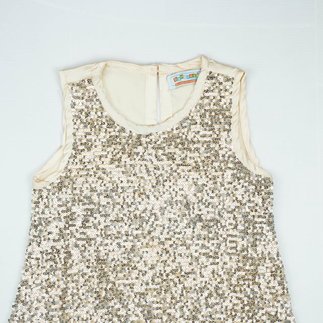 TOP SEQUINS SILVER TODDLER