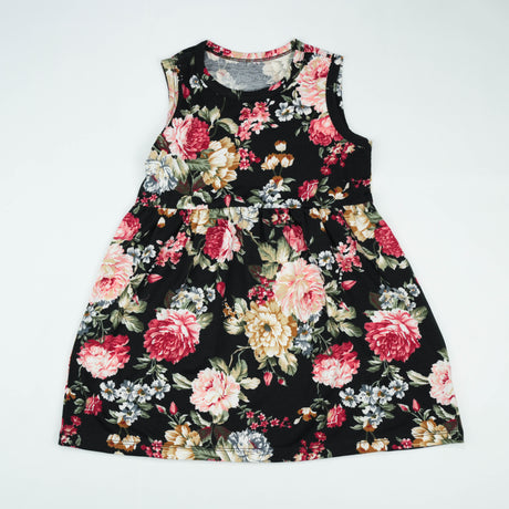 FROCK A-LINE BROWN LINE  TODDLER