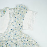 FROCK RETRO STYLE GREEN FLOWER TODDLER