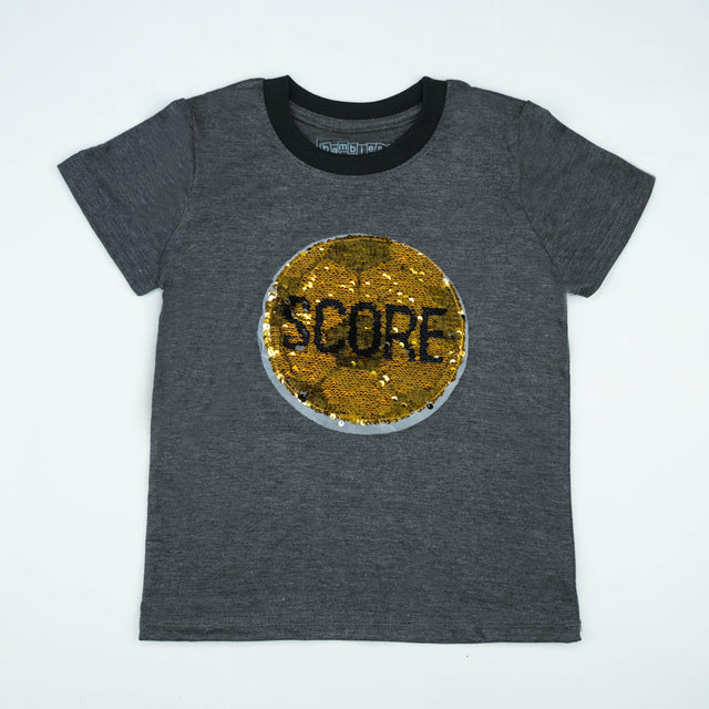 T SHIRT GREY SCORE TODDLER