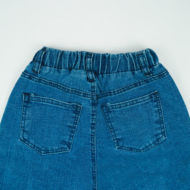 DENIM BERMUDA  WITH DORI MID WASH INFANT