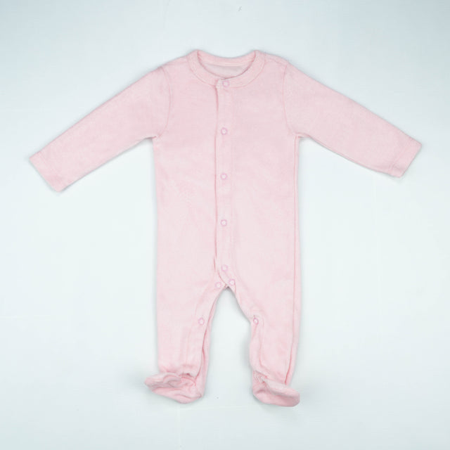 ROMPER TERRY PINK INFANT