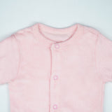 ROMPER TERRY PINK INFANT