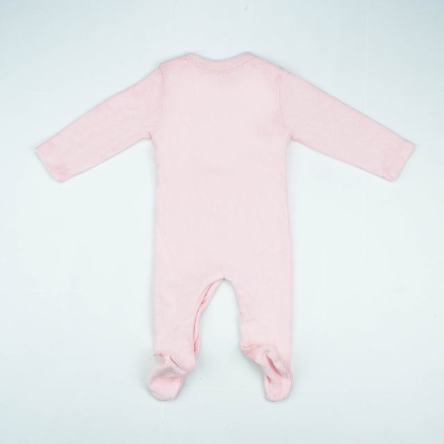 ROMPER TERRY PINK INFANT
