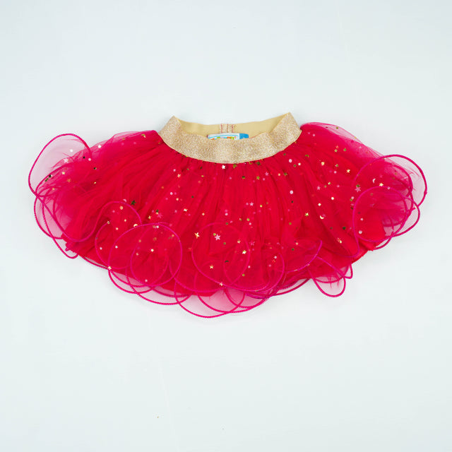 SKIRT FANCY NET PINK INFANT