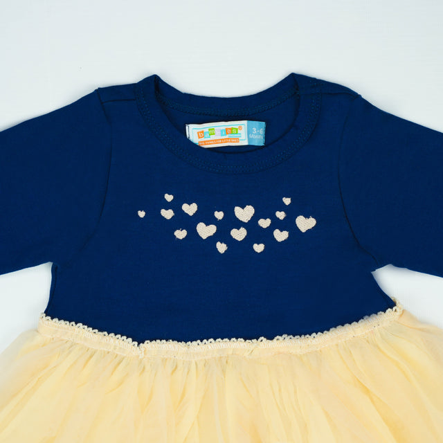 FROCK EMBRO BEIGE INFANT