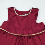 FROCK UMBRELLA MAROON TODDLER