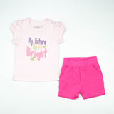 BODYSUIT 2 PC SET S.PINK INFANT