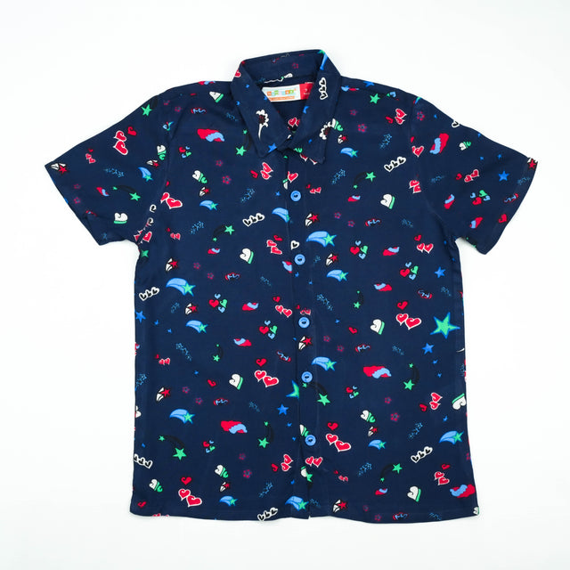 T SHIRT HAWAI BLUE STAR TOODLER