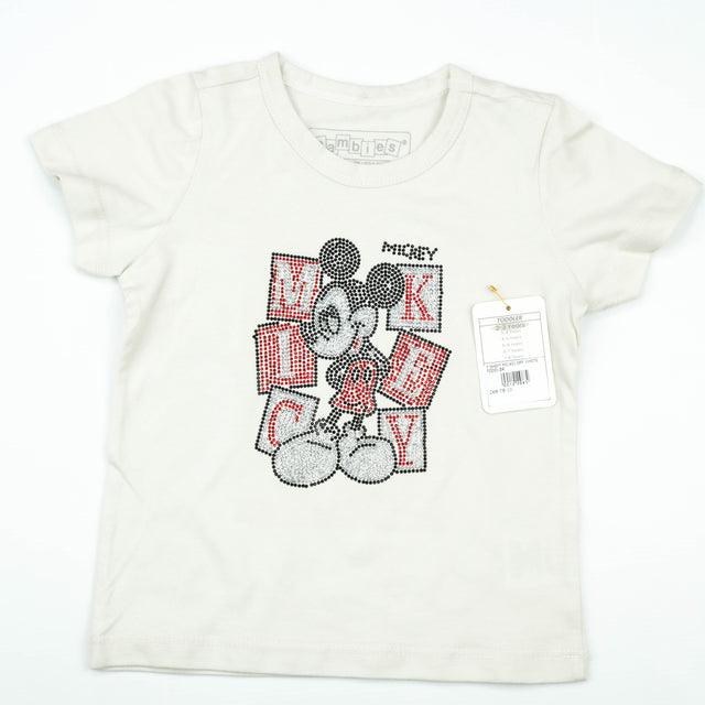 T SHIRT MICKIE OFF WHITE TODDLER