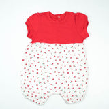 JUMPSUIT CONTRAS BOTTOM RED INFANT