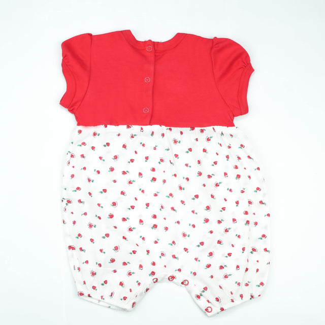 JUMPSUIT CONTRAS BOTTOM RED INFANT