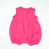 JUMPSUIT FRILL SHOULDER ORANGE INFANT