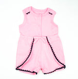 JUMPSUIT PINK WITH LACE INFANT