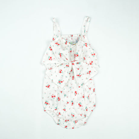 BODYSUIT FRONT BOW FLOWER INFANT