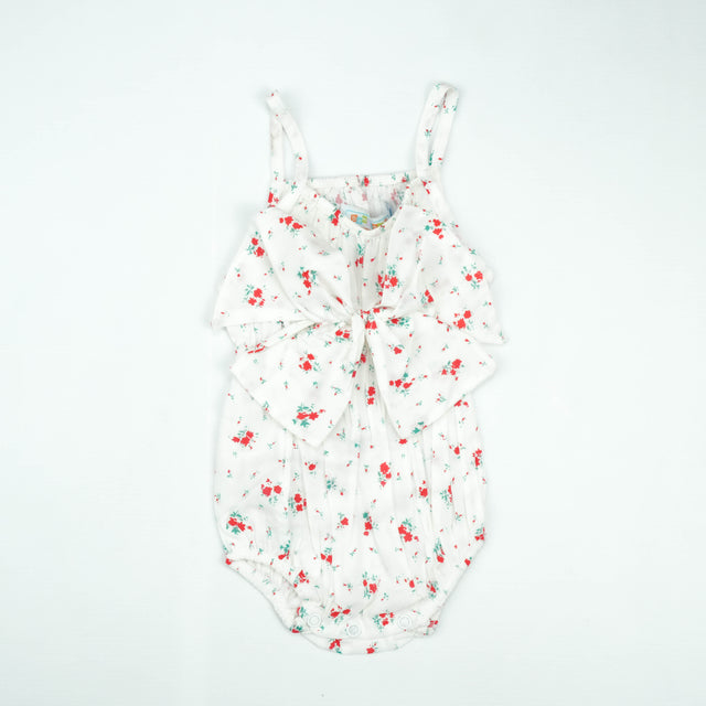 BODYSUIT FRONT BOW FLOWER INFANT