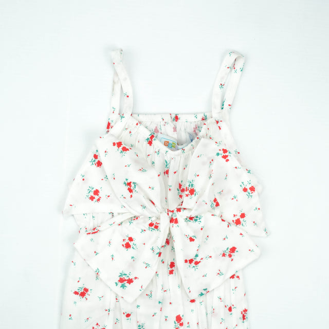 BODYSUIT FRONT BOW FLOWER INFANT