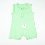 BODYSUIT SLEEVELESS POCKET GREEN INFANT