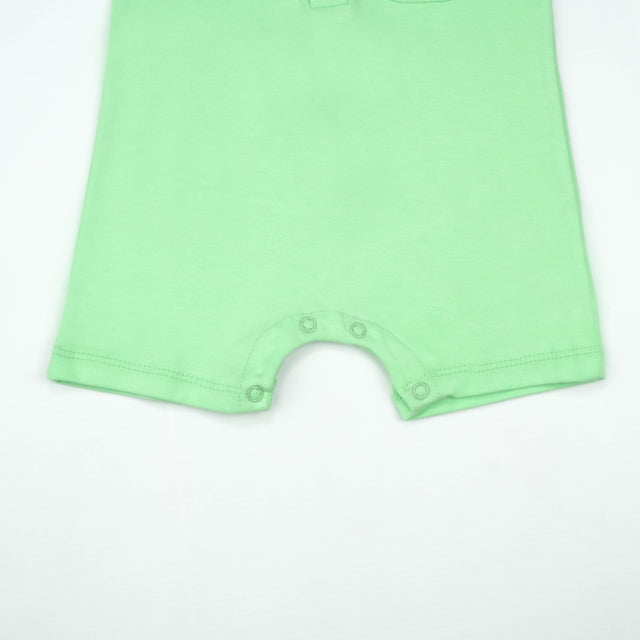 BODYSUIT SLEEVELESS POCKET GREEN INFANT