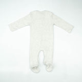 ROMPER TERRY LT GREY INFANT