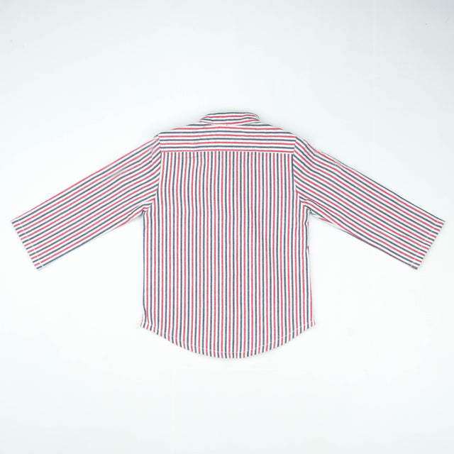 SHIRT FRONT POCKET BOYS RED STRIP INFANT