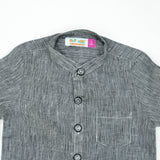 SHIRT FRONT POCKET BOYS BLACK CHECK TOODLER