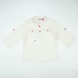 SHIRT KURTA FRONT POCKET BOYS WHITE TOODLER