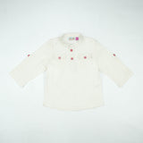 SHIRT KURTA FRONT POCKET BOYS WHITE TOODLER