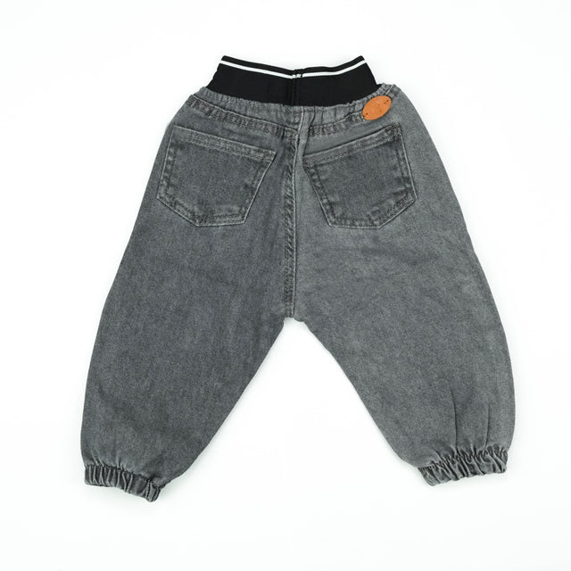 DENIM BERMUDA GREY ELASTIC INFANT