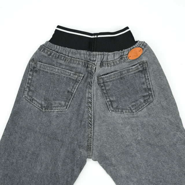 DENIM BERMUDA GREY ELASTIC INFANT