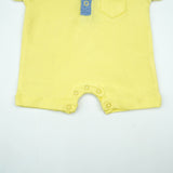 BODYSUIT POLO COLLAR YELLOW INFANT