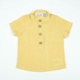 SHIRT KURTI BOYS PEACH INFANT