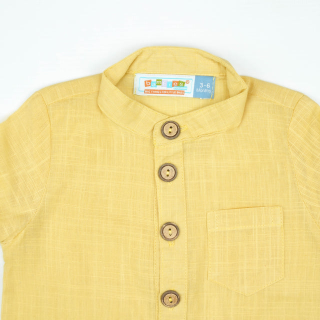 SHIRT KURTI BOYS PEACH INFANT