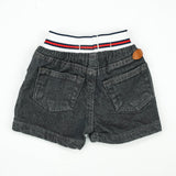 DENIM SHORTS GREY ELASTIC INFANT