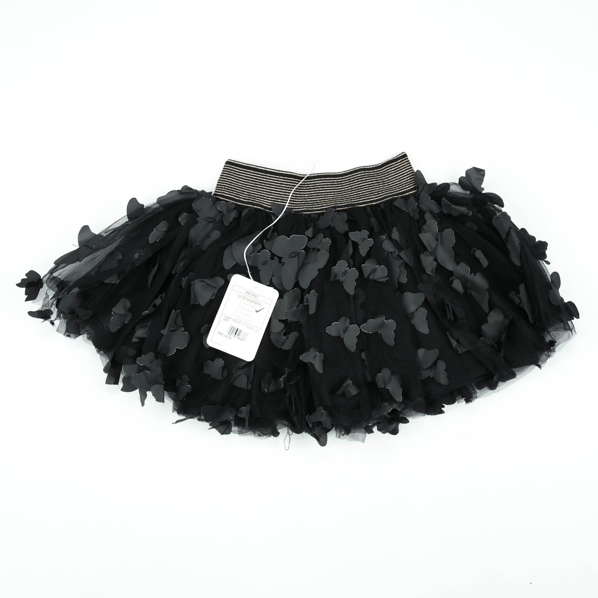 SKIRT FANCY NET BLACK INFANT 3-6 Months - Main Image