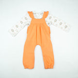 SUIT 2 PC ROMPER ORANGE INFANT