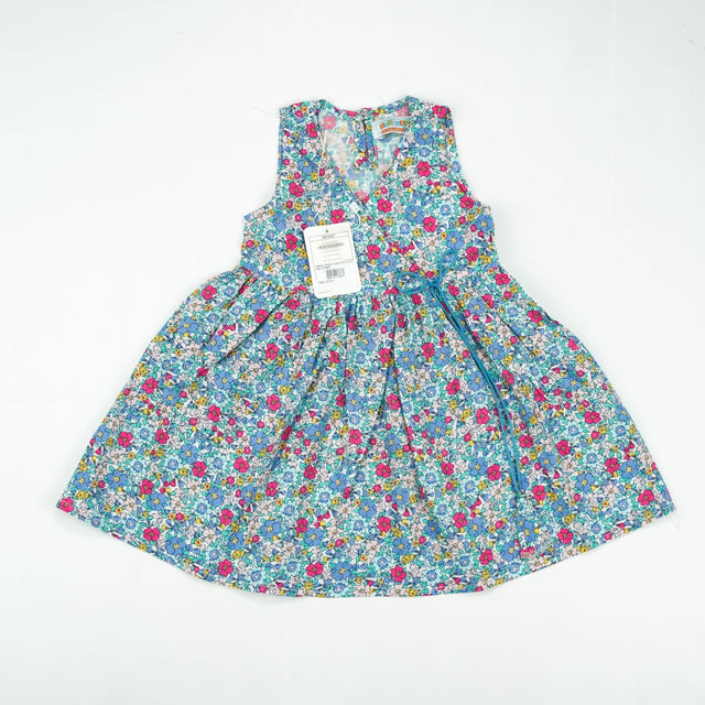 FROCK MOCK NECK MULTI FLORAL INFANT