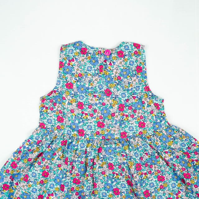 FROCK MOCK NECK MULTI FLORAL INFANT